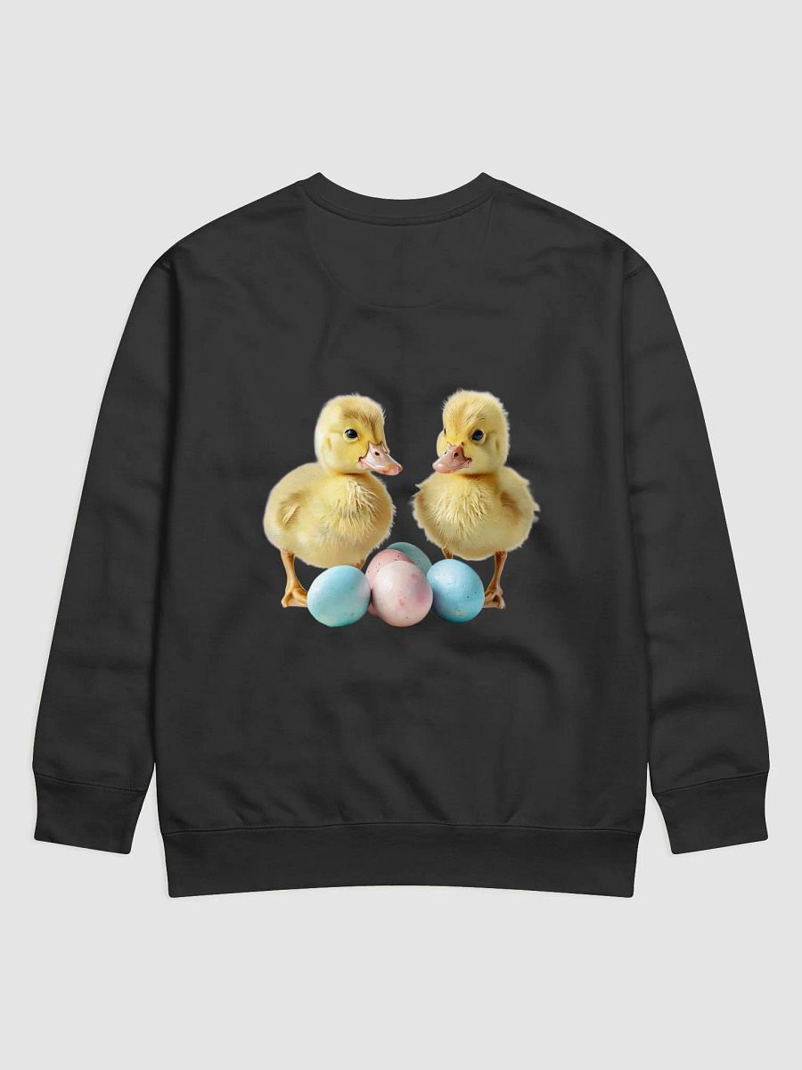 Quirky Ducklings and Easter Bunny Eggs Sweatshirt product image (2)