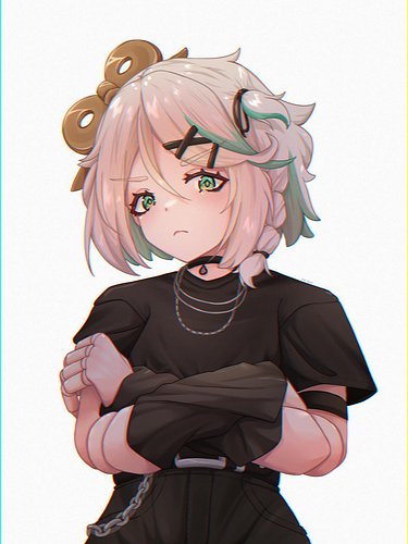 Emo CC! #emoart #animeemo #animegoth #vtuberart #ceciliaimmergreen #immergination #holojustice #hololive