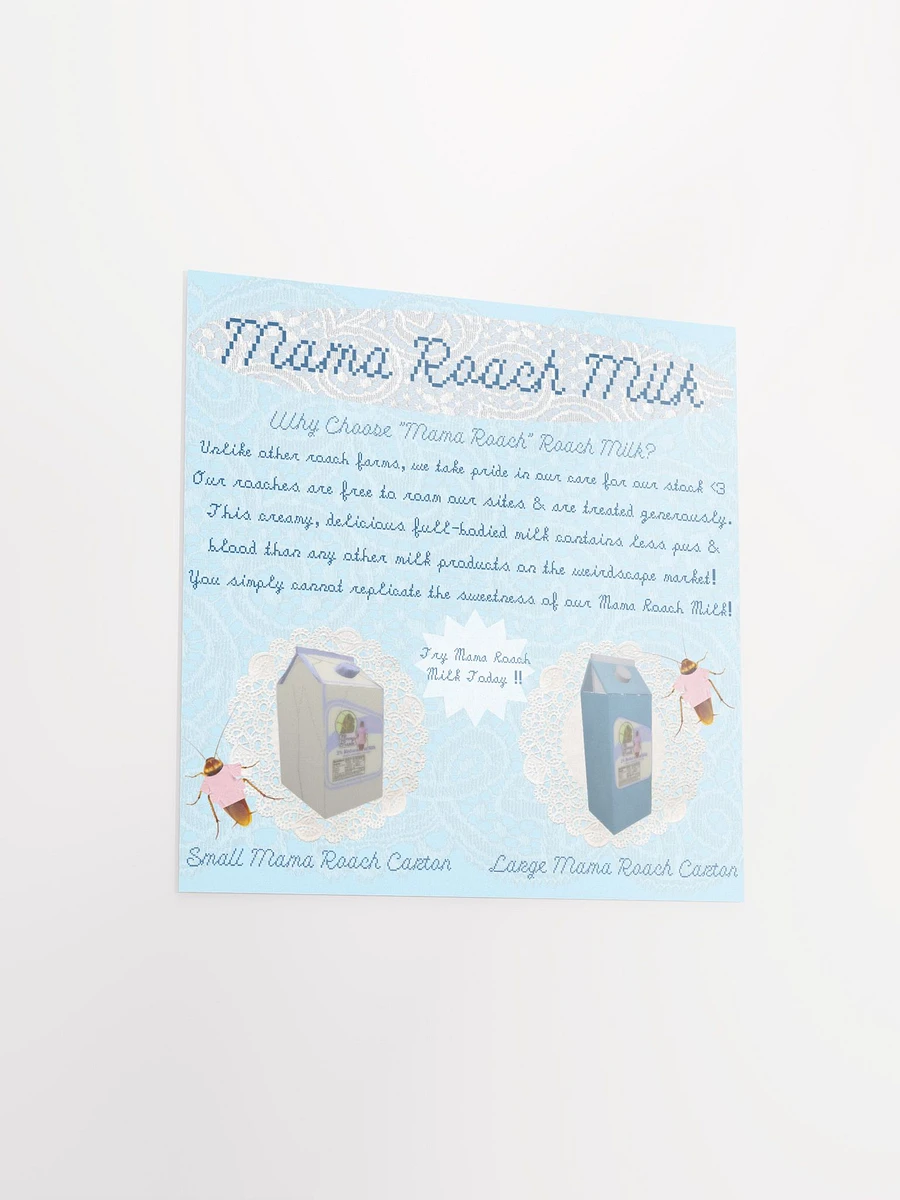 Mama Roach Milk Website Square Matte Poster product image (3)