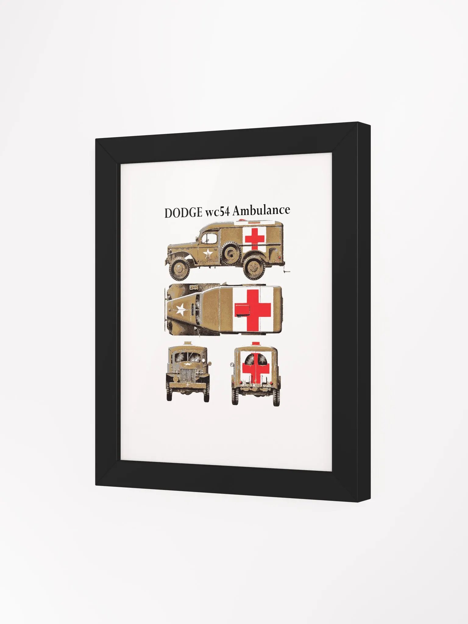 Vintage Military Ambulance Poster product image (16)