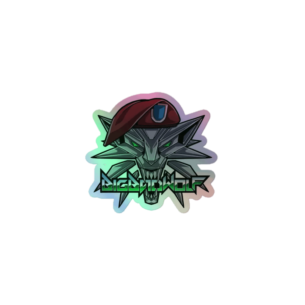 Holographic BigBadWolf Sticker Collection product image (1)