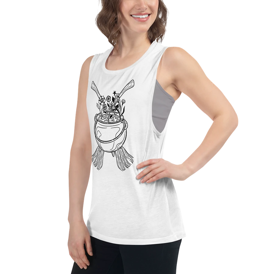 Henbane Coven Crest Bella+Canvas Women's Flowy Muscle Tank product image (51)