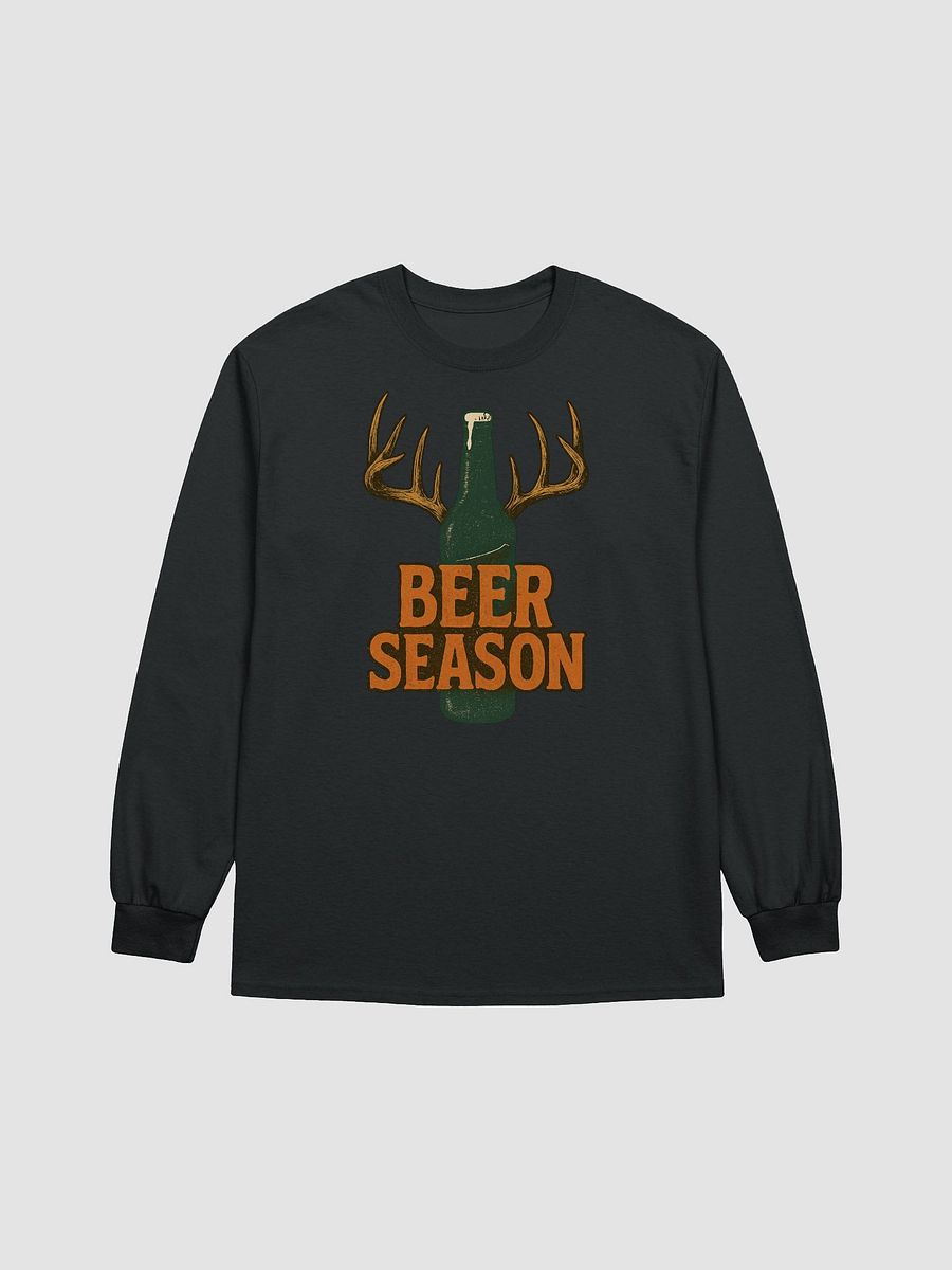 Beer Season Long Sleeve Tee – Vintage Funny Hunting Humor product image (9)