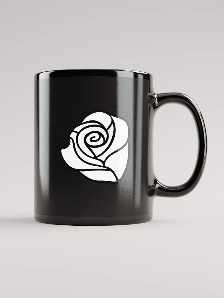White Rose ceramic mug - A product image (1)
