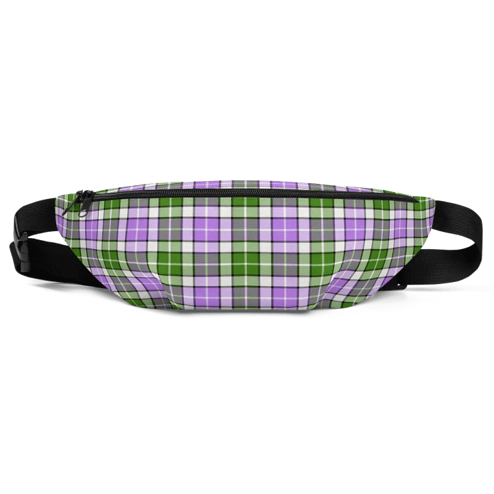 Lavender and Green Plaid Fanny Pack product image (2)