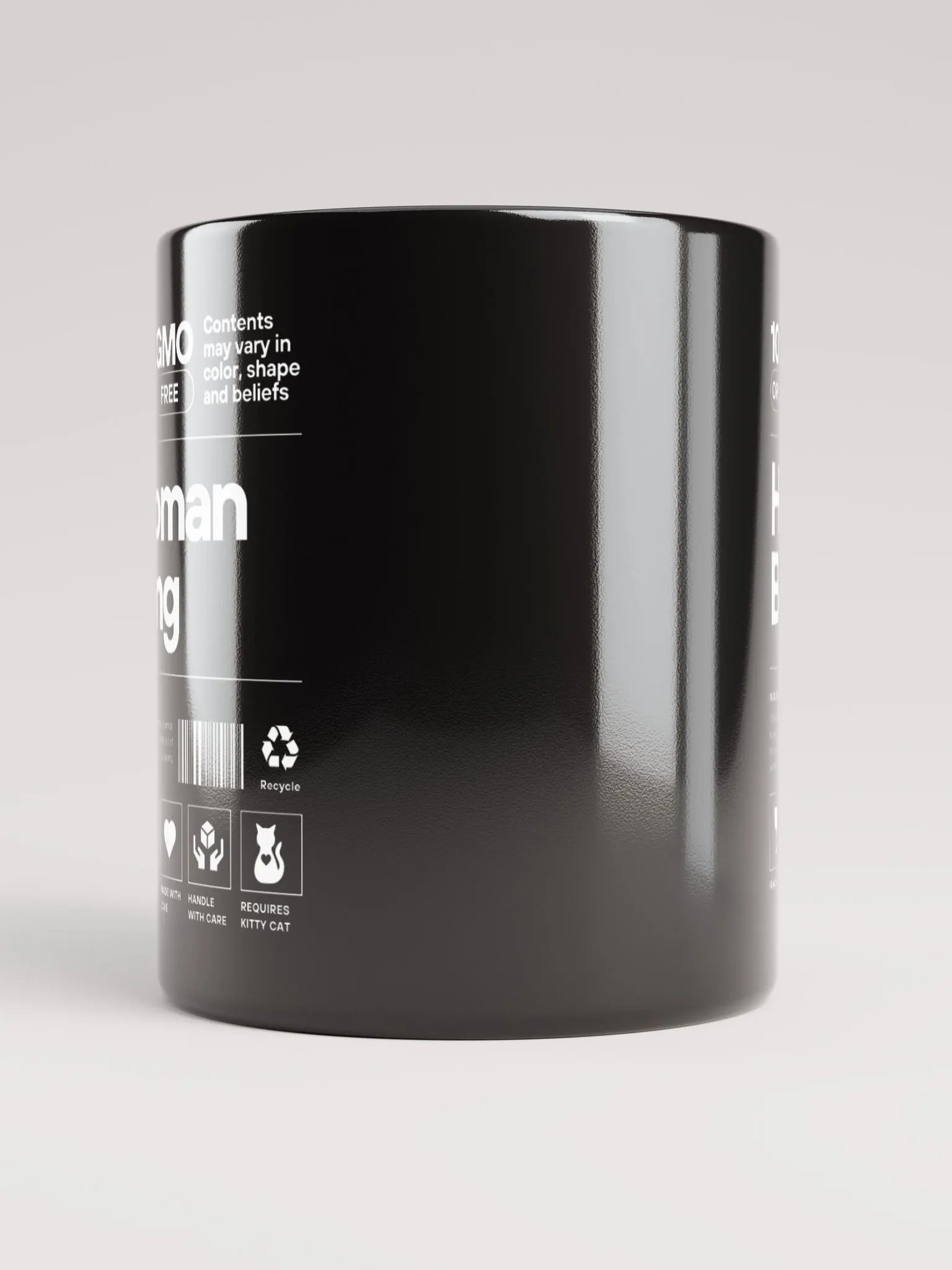 Hooman Being Black Mug product image (2)