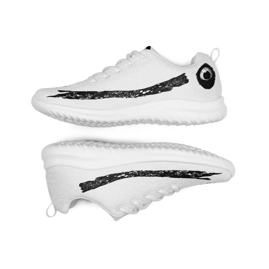 Peacock Black on White Shoe product image (9)