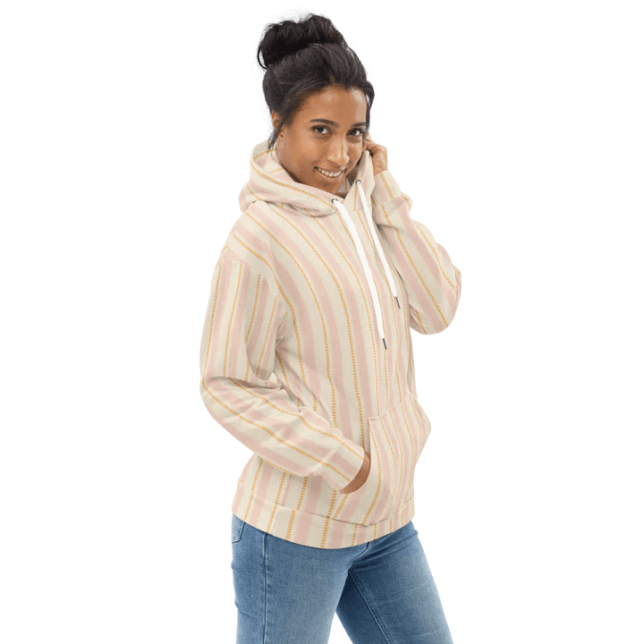 Pink Orange Tapestry Recycled Unisex Hoodie product image (1)