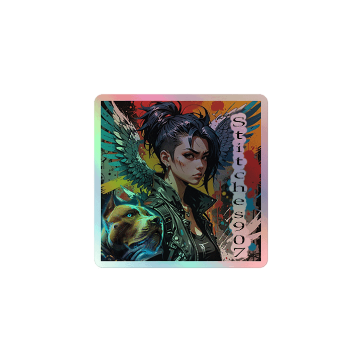 holo logo sticker product image (1)
