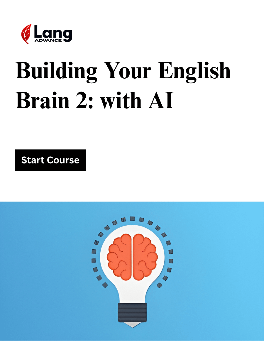 Building Your English Brain 2: Think in English with AI product image (1)