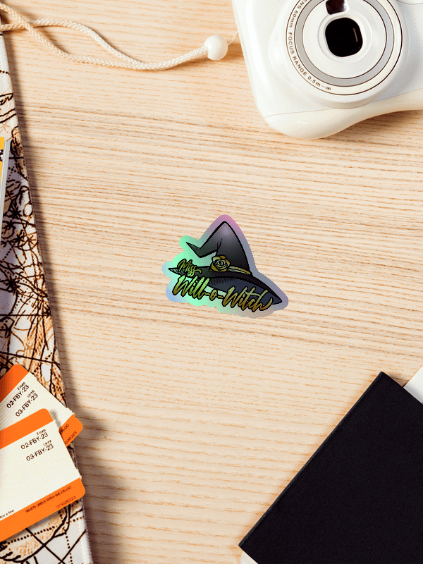 Miss Will-o-Witch Holographic Sticker product image (2)