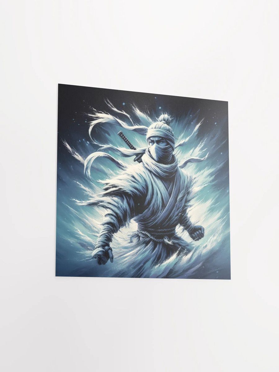 White Shinobi Art Poster Print product image (3)