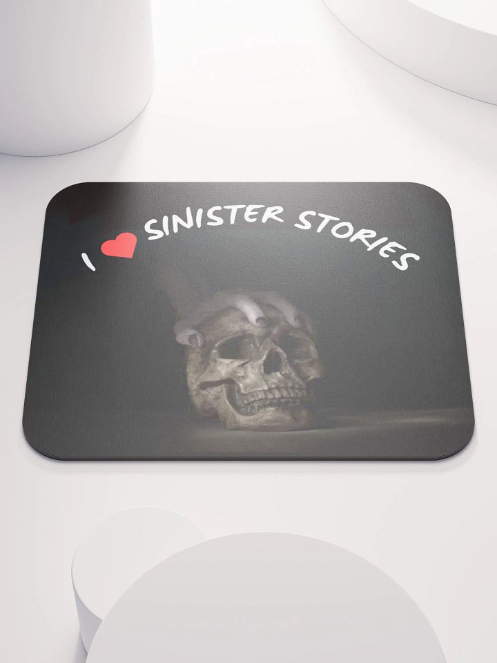 I ❤ Sinister Stories Mouse Pad – Dark Love for the Fearless product image (1)