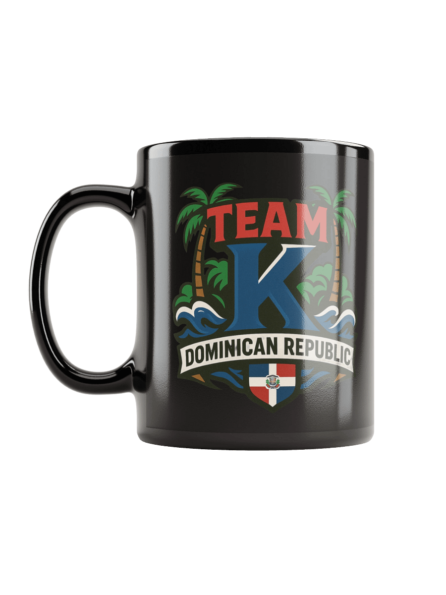 TEAM K Dominican Republic Black Mug product image (11)