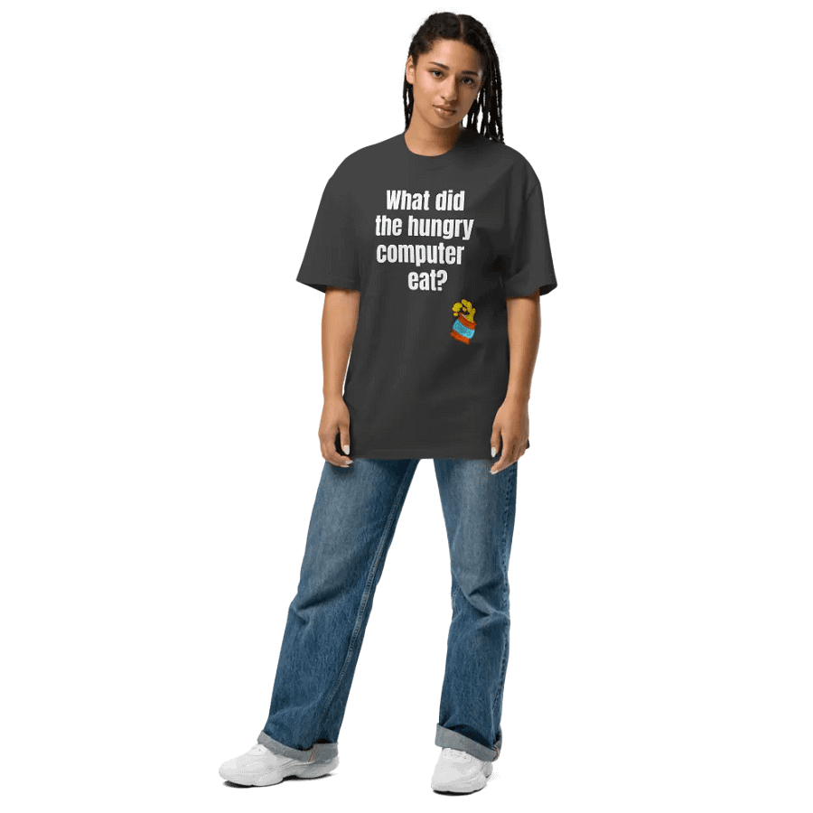 Retro CHIPS Graphic Oversized Tee product image (7)