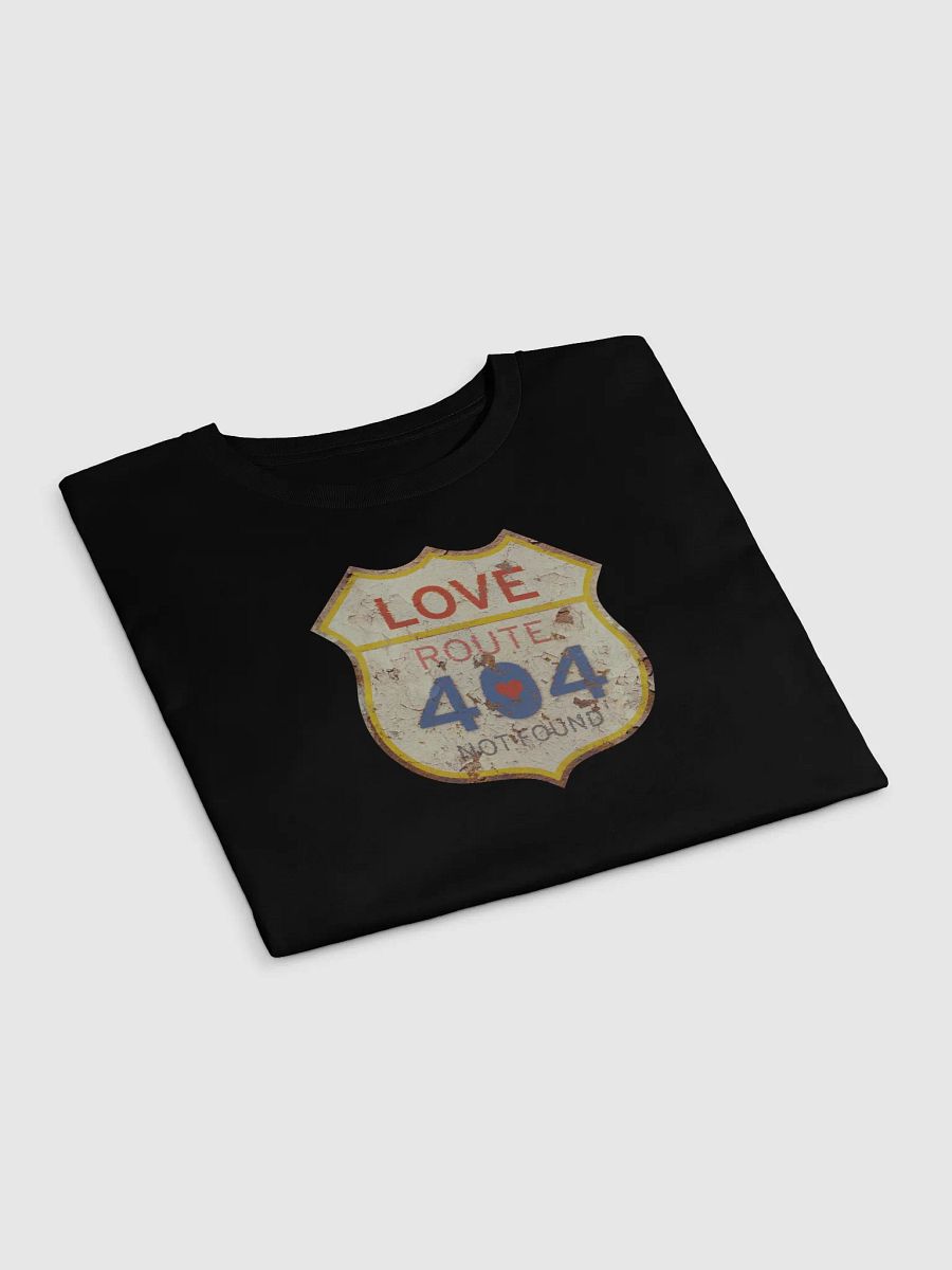 Love Route 404 Not Found Vintage Style (Front Side) Women's Premium Crop Top product image (15)