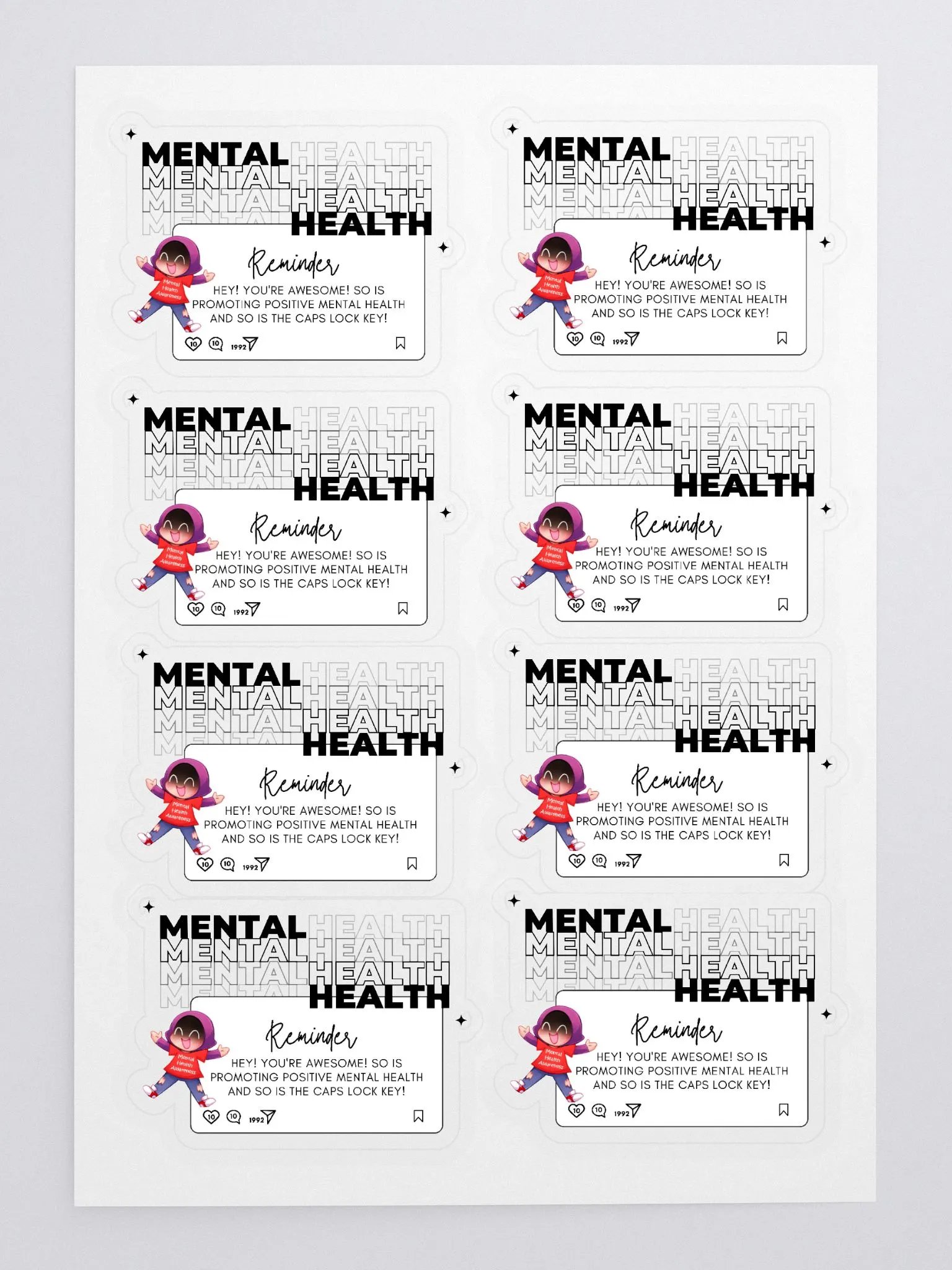 Mental Health Awareness Sticker Sheet product image (3)