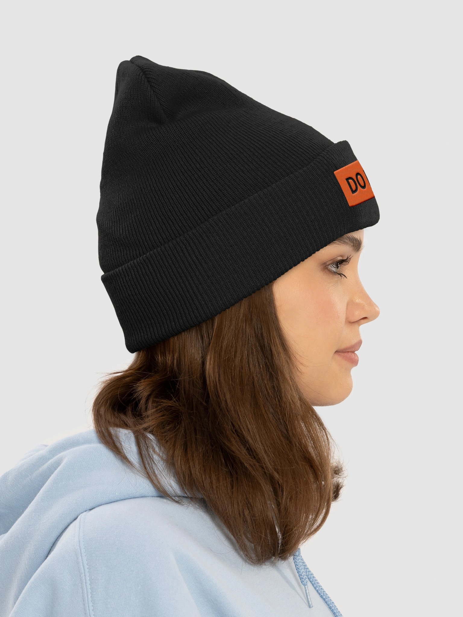 DO NOT SPIN label embroidered beanie product image (17)