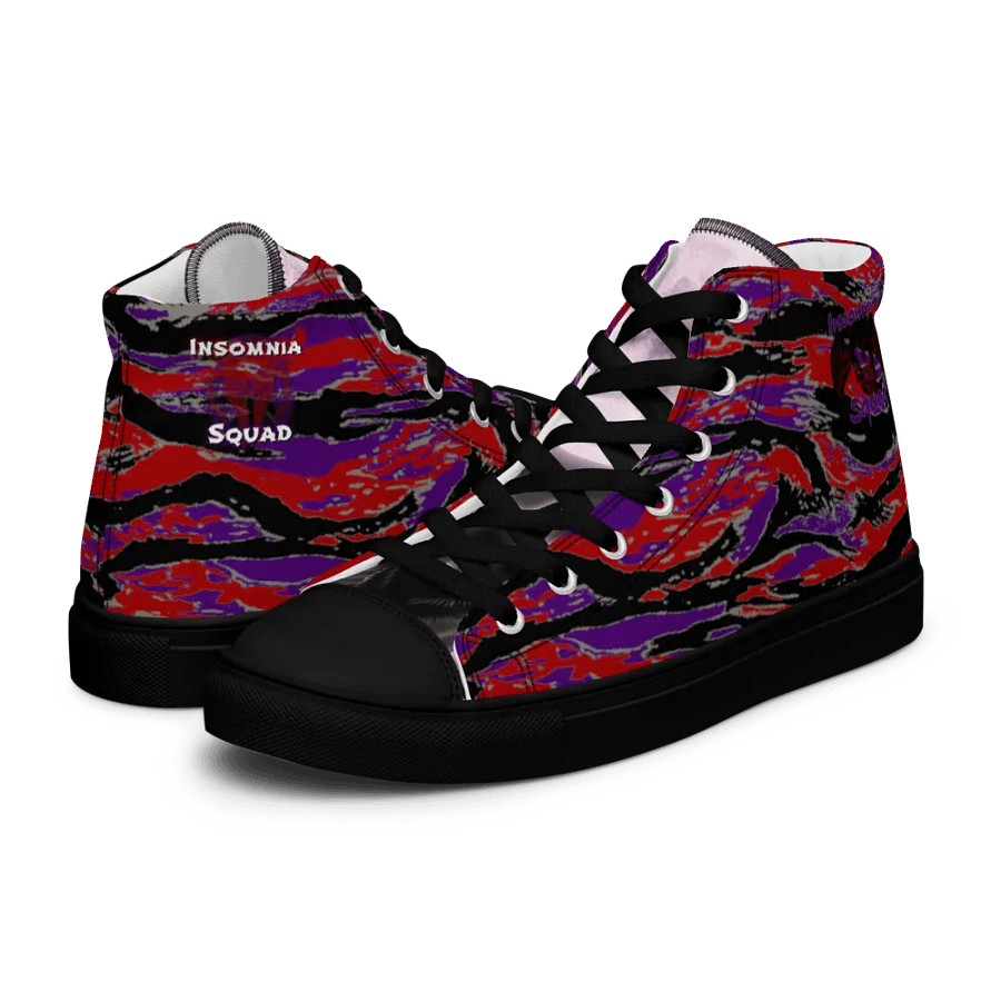Women's Tiger Stripe Insomnia Squad Canvas Hi-Tops product image (10)