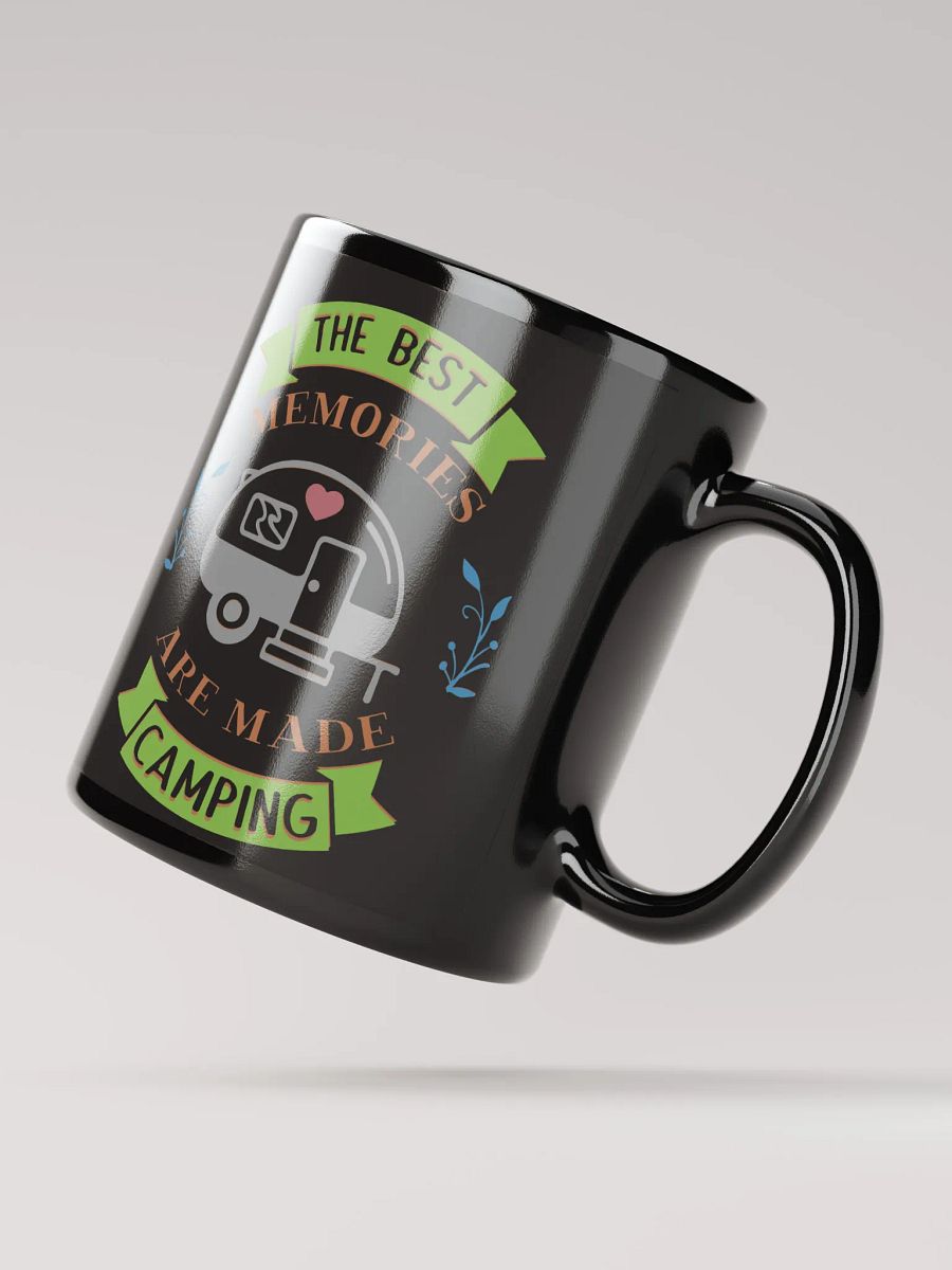 Best Memories Camping Black Glossy Coffee Mug product image (3)