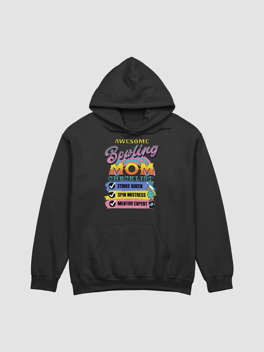 Awesome Bowling Mom Checklist Hoodie product image (1)