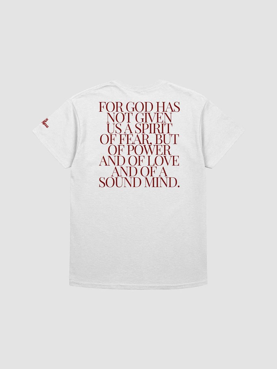 Fearless 2 Timothy 1:7 (woman t-shirt) product image (2)
