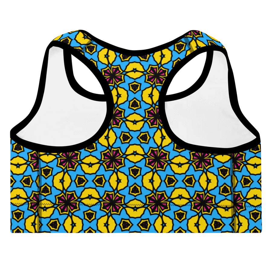 Pan Abstract (1) - Padded Sports Bra product image (4)