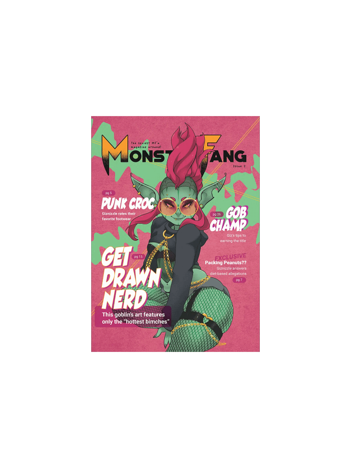 Giz Monster Fang print product image (1)