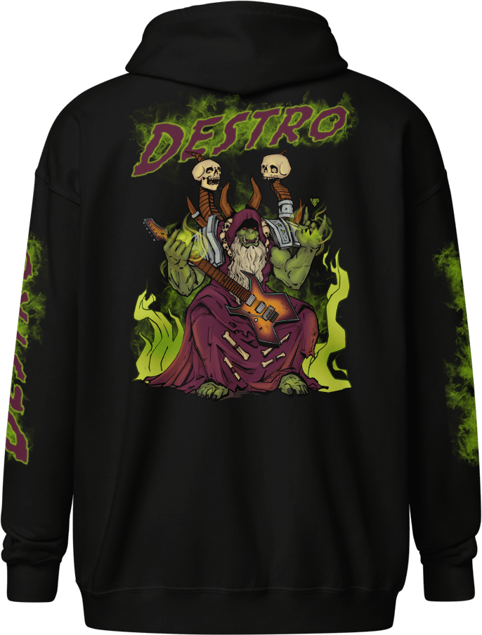 Zip Up Hoodie - Orc Warlock product image (6)