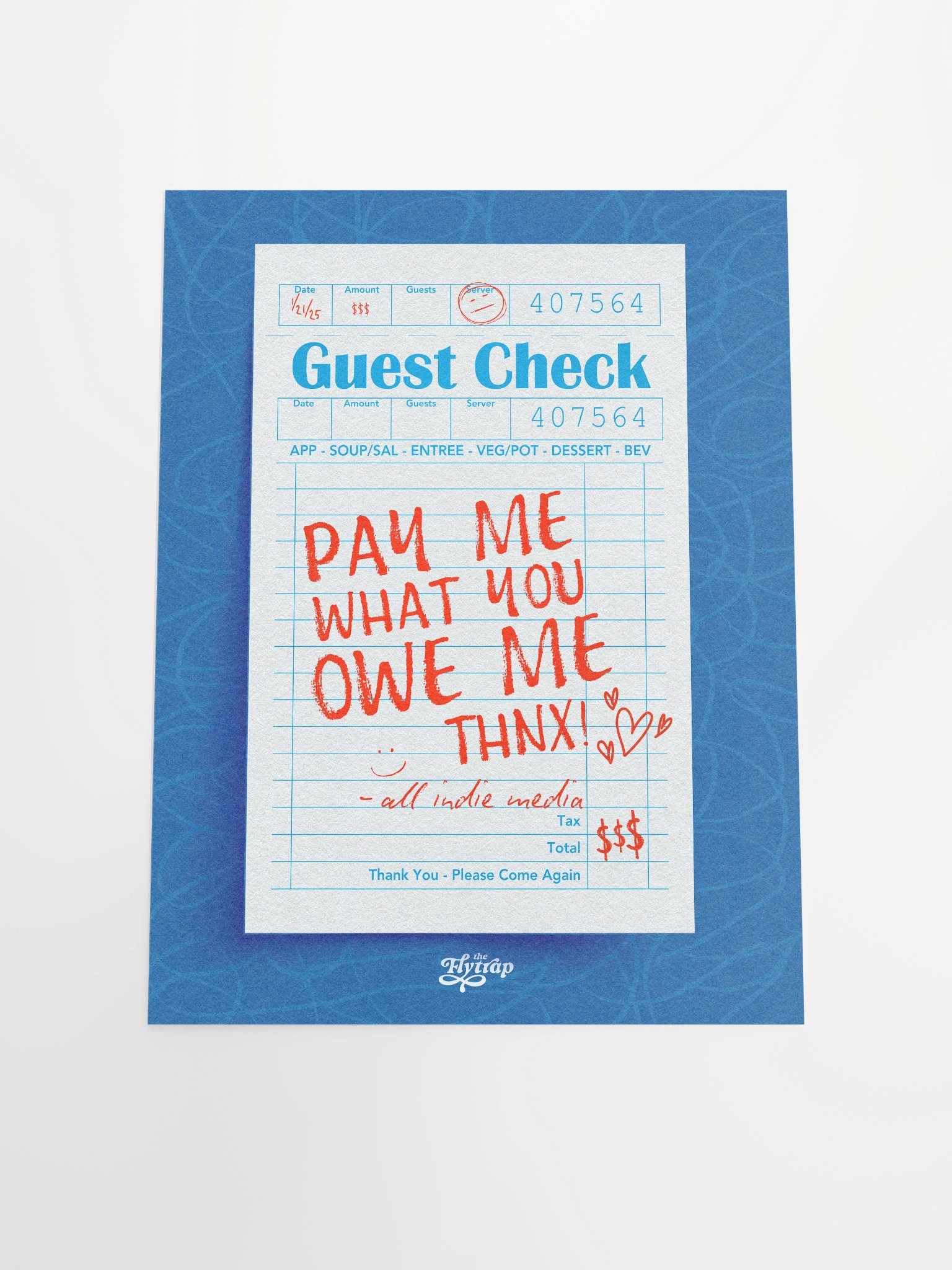 PAY ME 12X16 POSTER product image (4)
