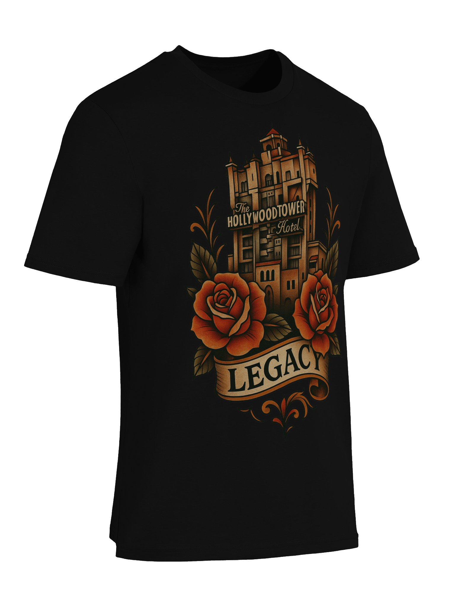 Neo-Traditional Hollywood Studios Tee | Black product image (9)