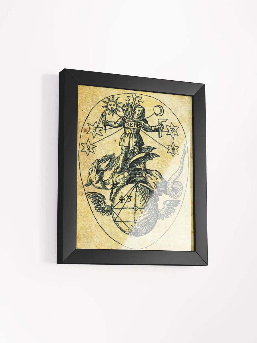 Hermes Trismegistus REBIS, Alchemy Art Print, Occult Wall Art, Ancient Poster, Magick Illustration, Sacred Geometry Decor, Esoteric Home Decor, Scroll Print product image (46)