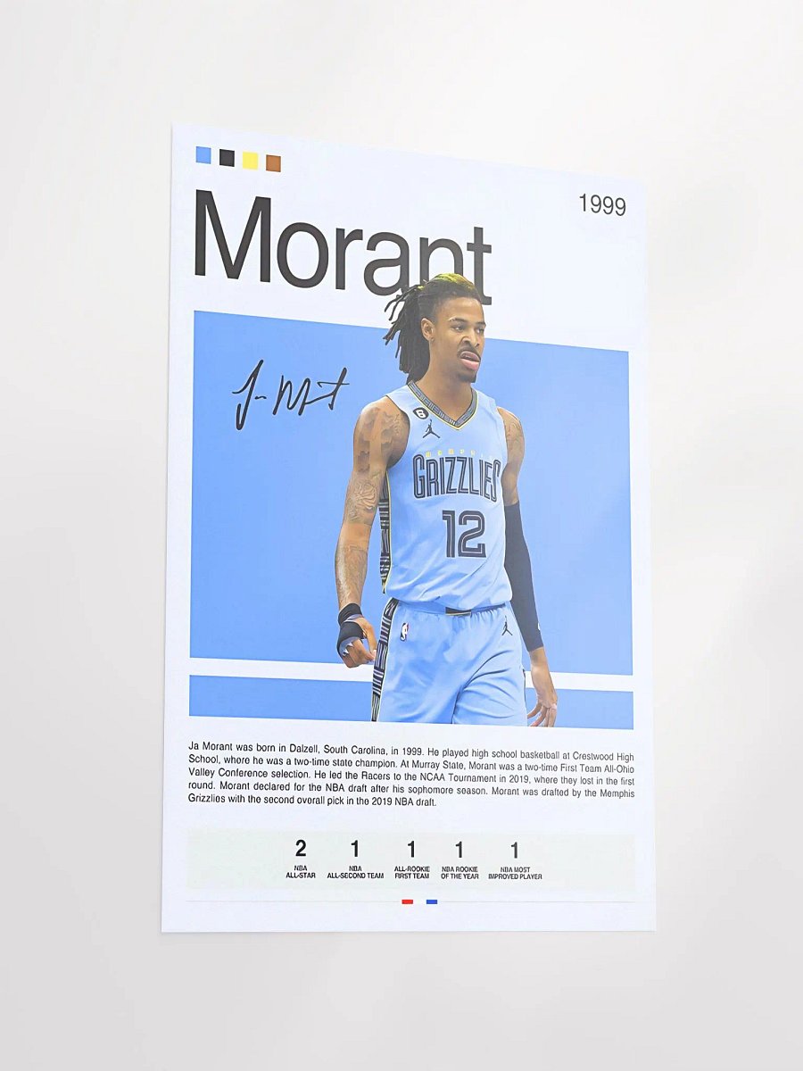 Ja Morant Poster product image (3)
