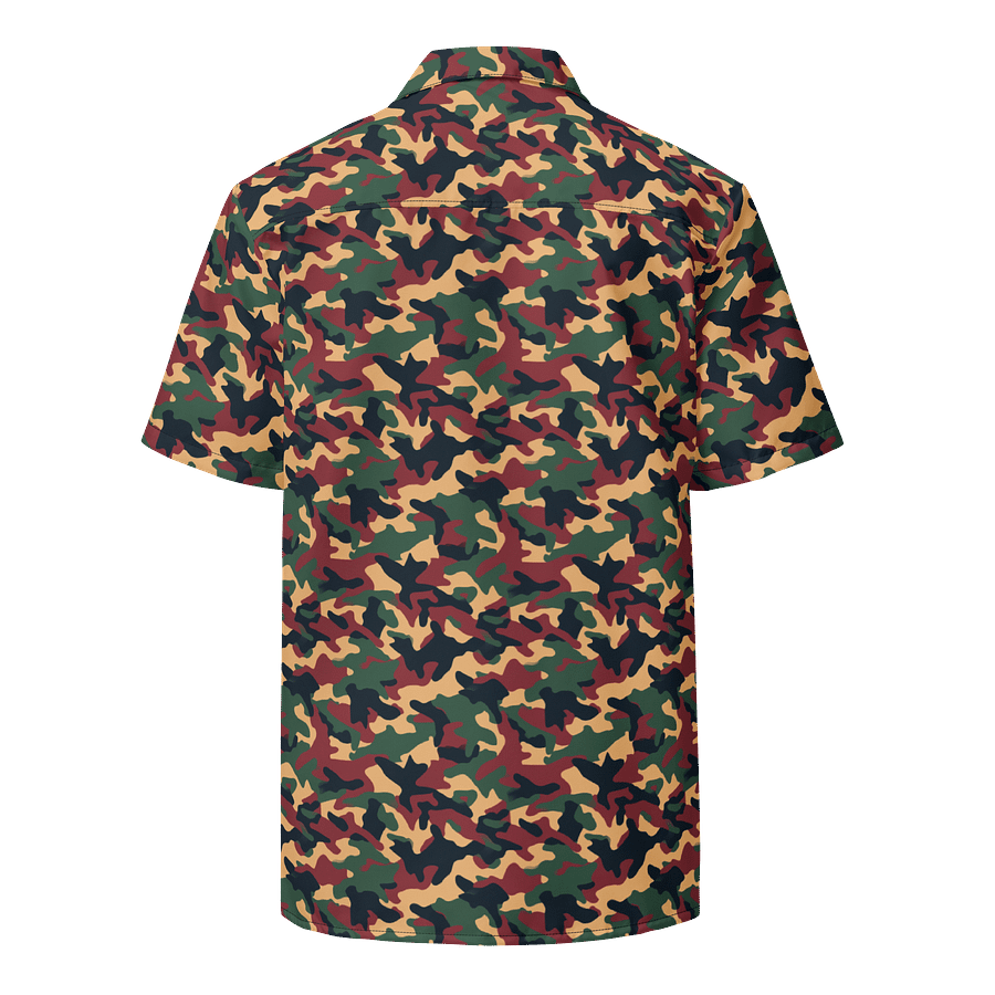 Autumn Camo Men’s Button-Up Shirt product image (2)