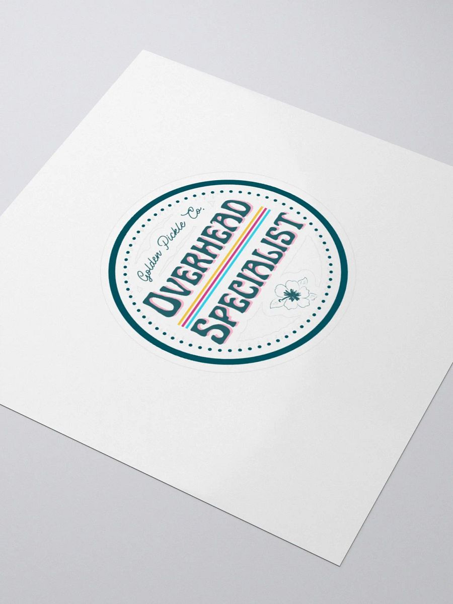 Overhead Specialist Kiss Cut Stickers product image (9)