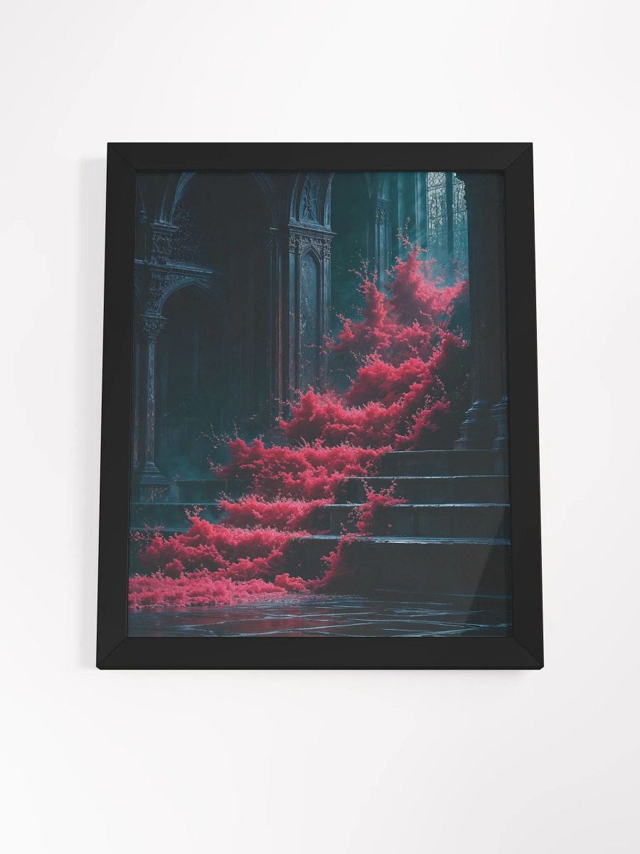 Crimson Cathedral Chaos Framed Print product image (23)
