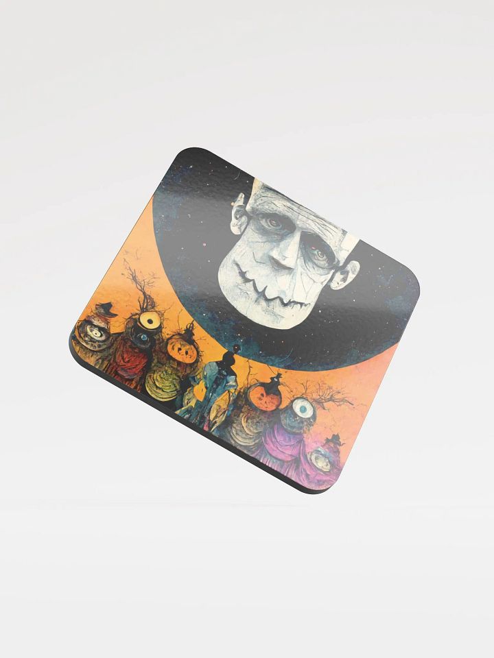 Starry Monster Glossed Cork Coaster product image (1)
