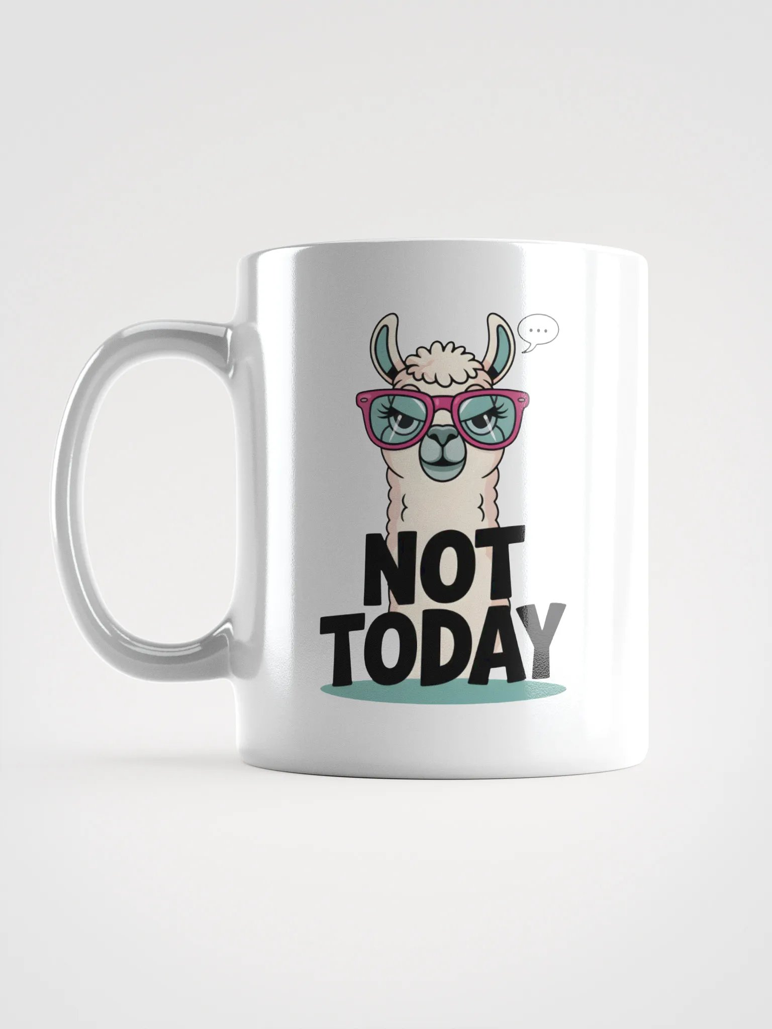 Funny Llama "Not Today" Coffee Mug - Cute & Relatable Gift for Introverts product image (6)