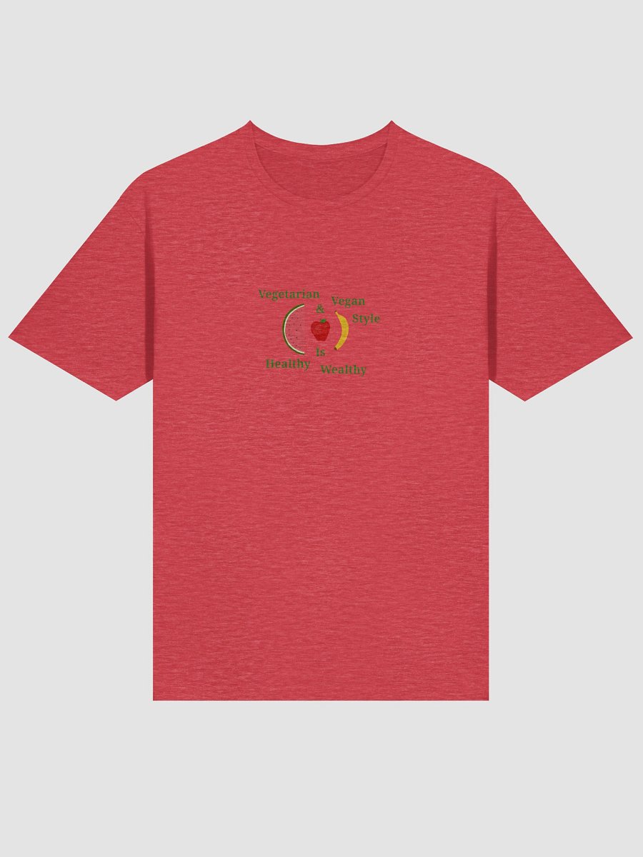 Healthy Wealthy Vegetarian & Vegan T-Shirt product image (3)
