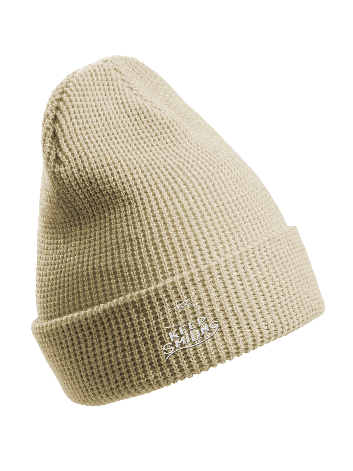 Keep Smiling Waffle Beanie product image (3)