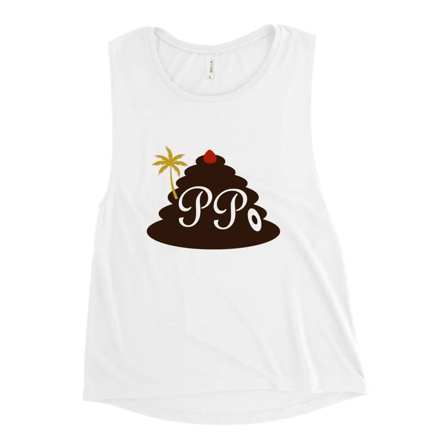 Poop Pees Classic Logo Flowy Muscle Tank product image (47)