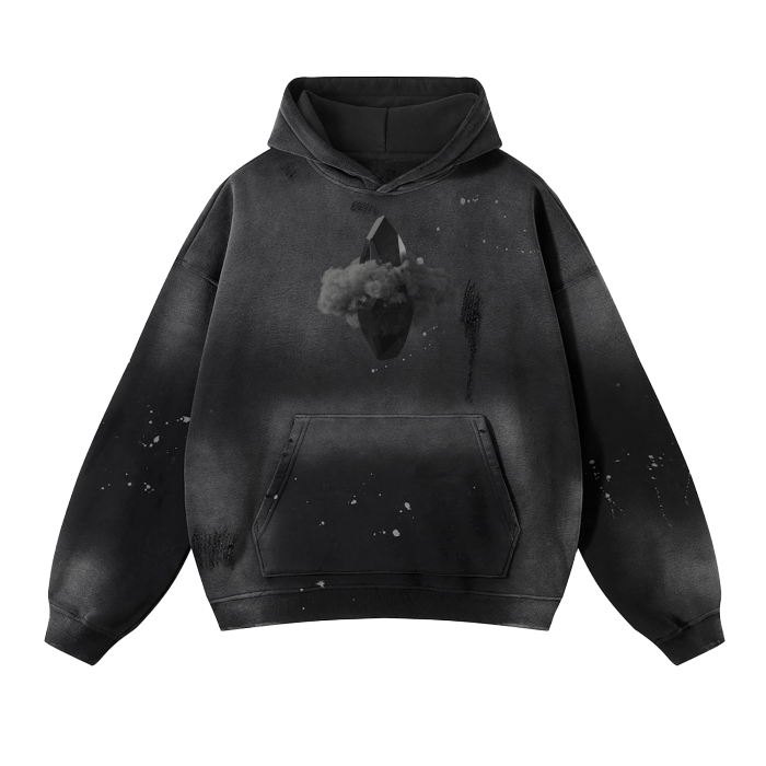 Amor Crystal Vintage Hoodie product image (1)