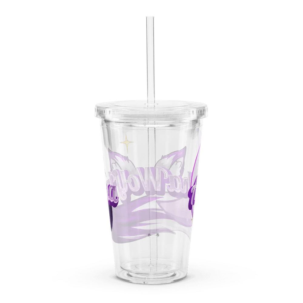 Alpha_Wolf_Luna Logo Plastic Tumbler product image (2)