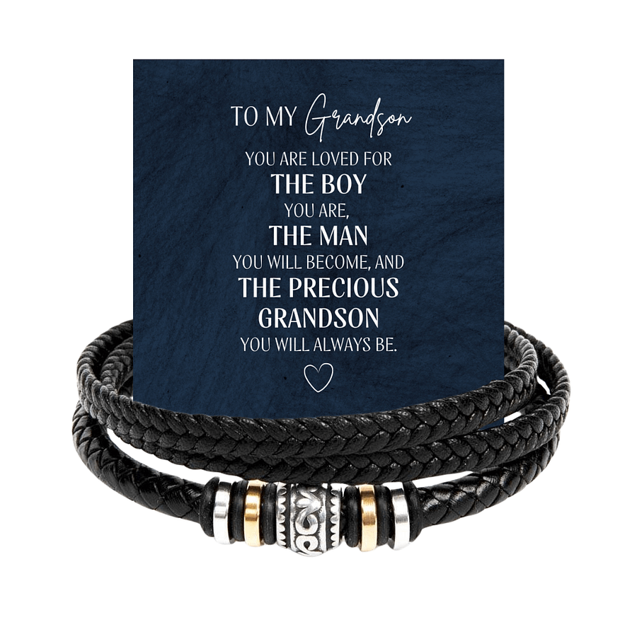 Grandson Forever Bracelet - You Are Loved For The Boy product image (1)