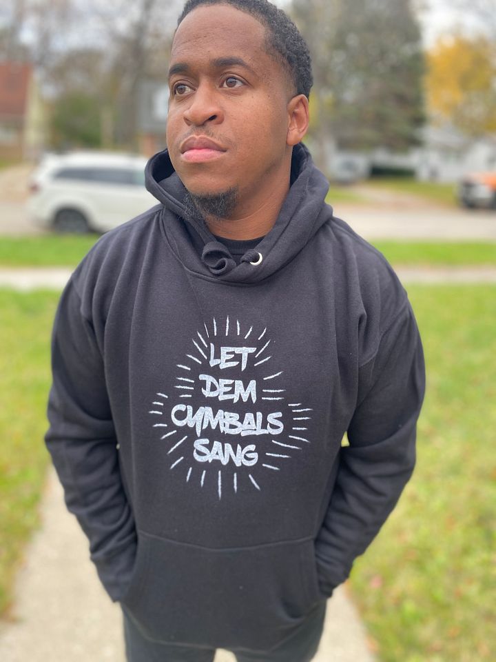 Let Dem Cymbals Sang Hoodie - Black product image (2)