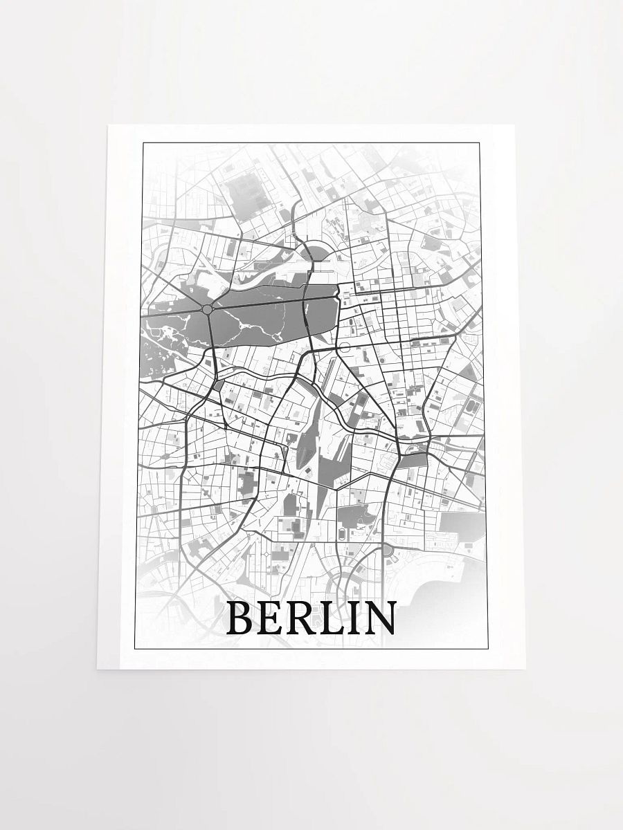 Berlin, Germany, city map print product image (16)