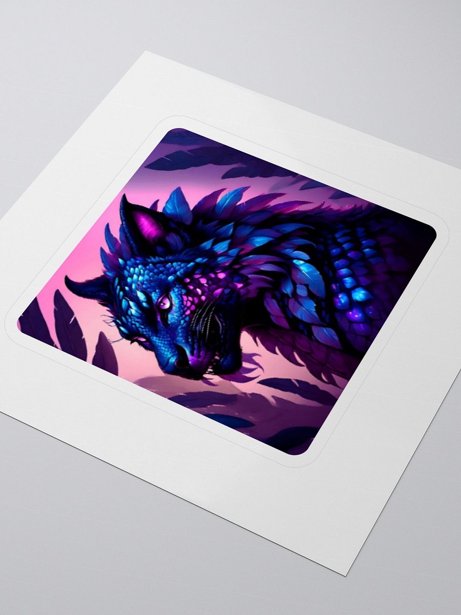 Iridescent Big Cat Kiss Cut Stickers product image (3)