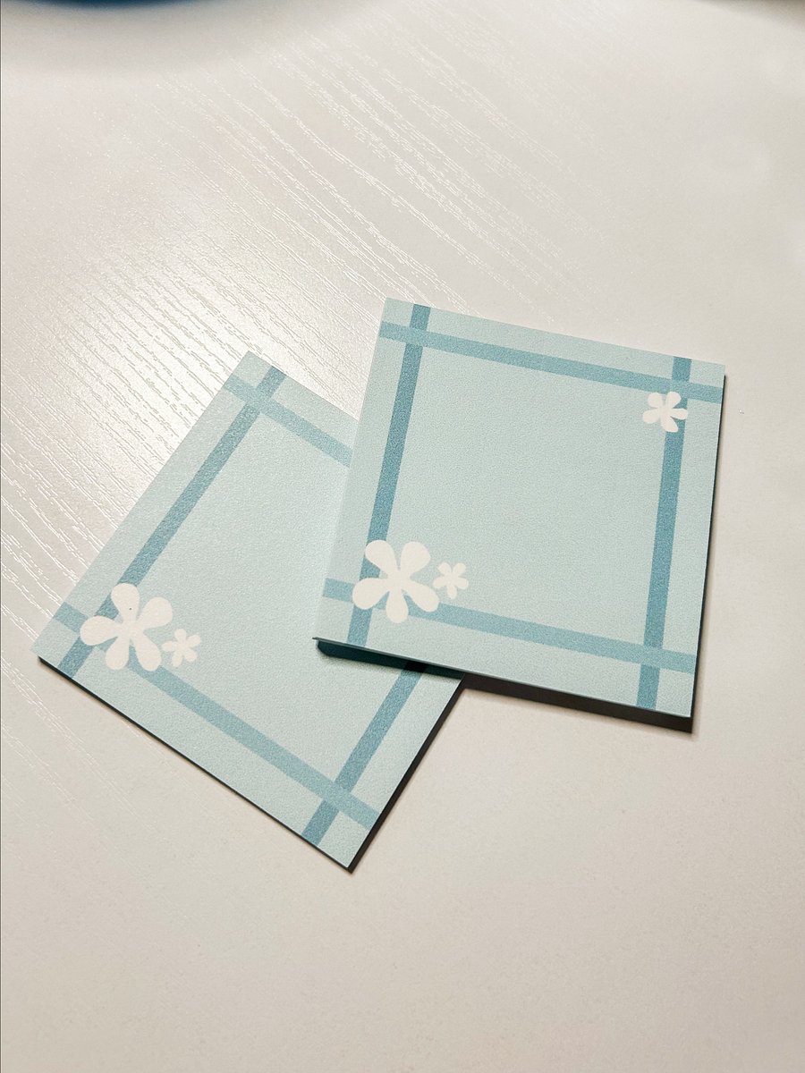 Light Blue Sticky Note Pad product image (1)
