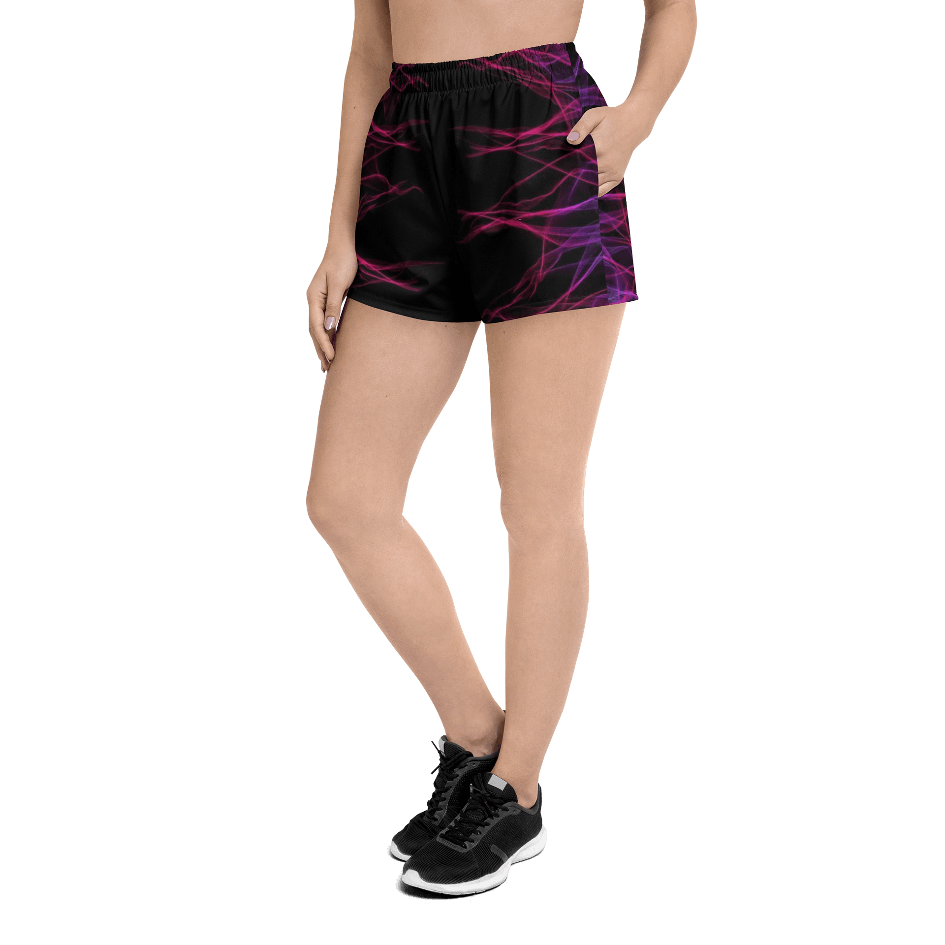 Vivid Vibes Unisex Athletic Shorts product image (2)