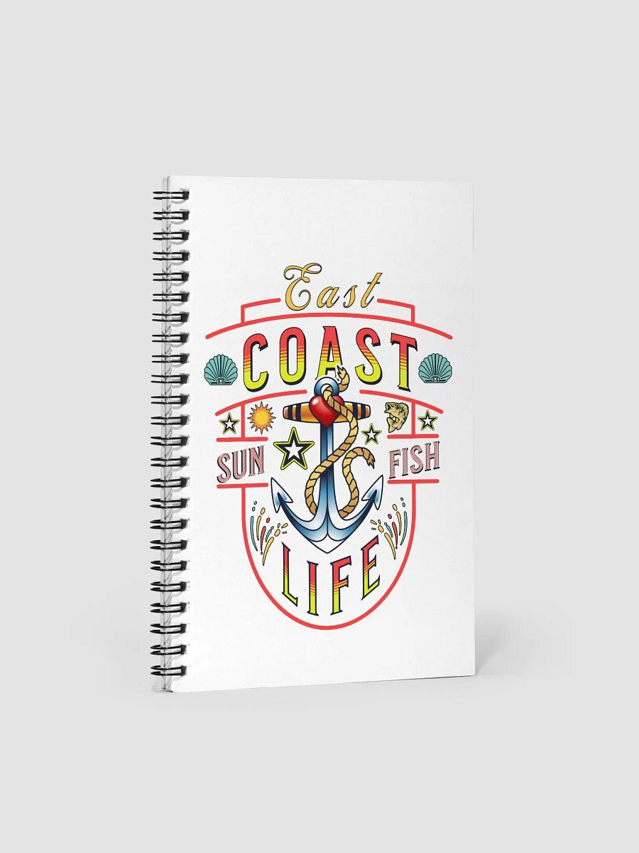 East Coast Life Sun Fish Spiral Notebook product image (1)
